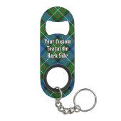 Clan Ferguson Tartan Sleutelhanger Mini Flessenopener (Achterkant)