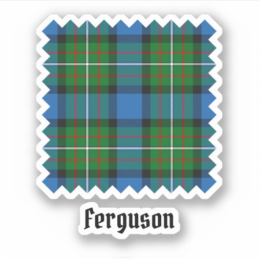 Clan Ferguson Tartan Sticker (Voorkant)