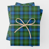 Clan Ferguson Tartan Wrapping Paper Sheets (In situ)