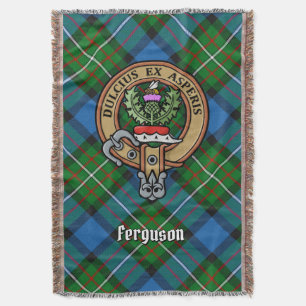 Clan Ferguson Wapen over Tartan Deken