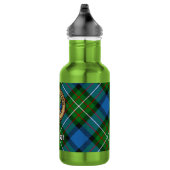 Clan Ferguson Wapen over Tartan Waterfles (Rechts)