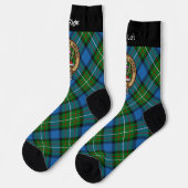 Clan Ferguson Wapenschild over Schotse Sjaal Socks Sokken (Links)