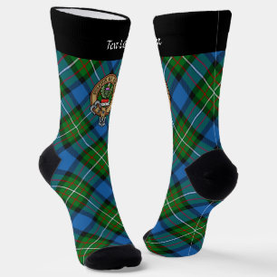 Clan Ferguson Wapenschild over Schotse Sjaal Socks Sokken