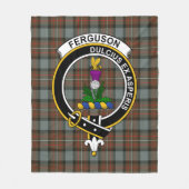 Clan Ferguson Weathered Tartan Pset Fleece Deken (Voorkant)