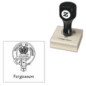 Clan Fergusson Crest Rubber Stempel (Gestempeld)