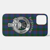 Clan Fergusson Crest & Tartan Case-Mate iPhone Case (Achterkant (horizontaal))