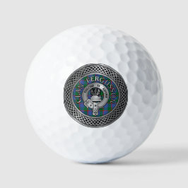 Clan Fergusson Crest & Tartan Knot Golfballen