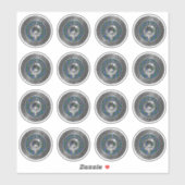 Clan Fergusson Crest & Tartan Knot Sticker (Vel)