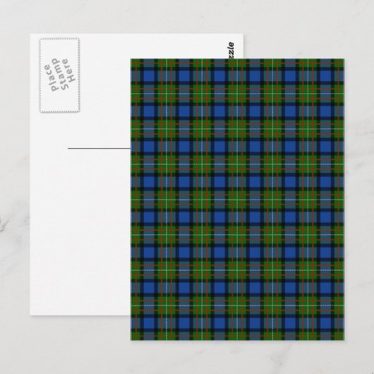 Clan Fergusson Tartan Briefkaart (Voorkant / Achterkant)