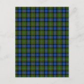 Clan Fergusson Tartan Briefkaart (Voorkant)