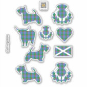 Clan Fergusson Tartan Sticker (Voorkant)