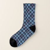 Clan Fitzgerald Tartan Blue Pset Sokken (Links - buitenkant)