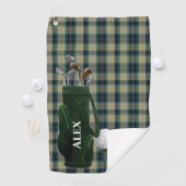Clan Fitzpatrick Tartan Gepersonaliseerd Golfhanddoek (Insitu)