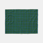 Clan Fletcher Tartan Fleece Deken (Voorkant (Horizontaal))