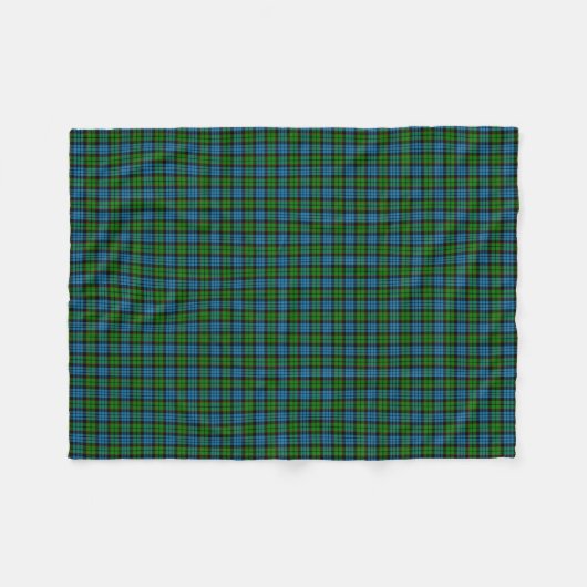 Clan Fletcher Tartan Fleece Deken (Voorkant (Horizontaal))