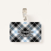 Clan Forbes Crest over jurk Tartan Badge (Achterkant met clip)