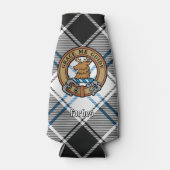 Clan Forbes Crest over jurk Tartan Flesjeskoeler (Voorkant)