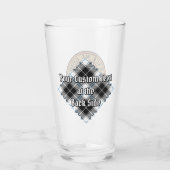 Clan Forbes Crest over jurk Tartan Glas (Achterkant)