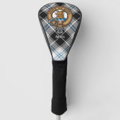 Clan Forbes Crest over jurk Tartan Golfheadcover (Voorkant)