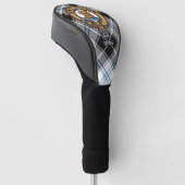 Clan Forbes Crest over jurk Tartan Golfheadcover (Schuin)