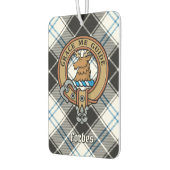 Clan Forbes Crest over jurk Tartan Luchtverfrisser (Links)
