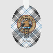 Clan Forbes Crest over jurk Tartan Ornament (voorkant)