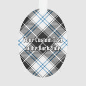 Clan Forbes Crest over jurk Tartan Ornament (achterkant)