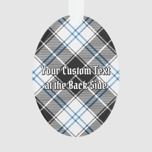 Clan Forbes Crest over jurk Tartan Ornament (achterkant)