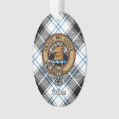 Clan Forbes Crest over jurk Tartan Ornament (voorkant)