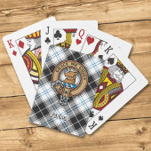 Clan Forbes Crest over jurk Tartan Pokerkaarten