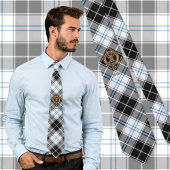 Clan Forbes Crest over jurk Tartan Stropdas