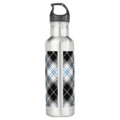 Clan Forbes Crest over jurk Tartan Waterfles (Achterkant)