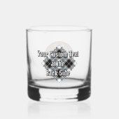 Clan Forbes Crest over jurk Tartan Whisky Glas (Achterkant)