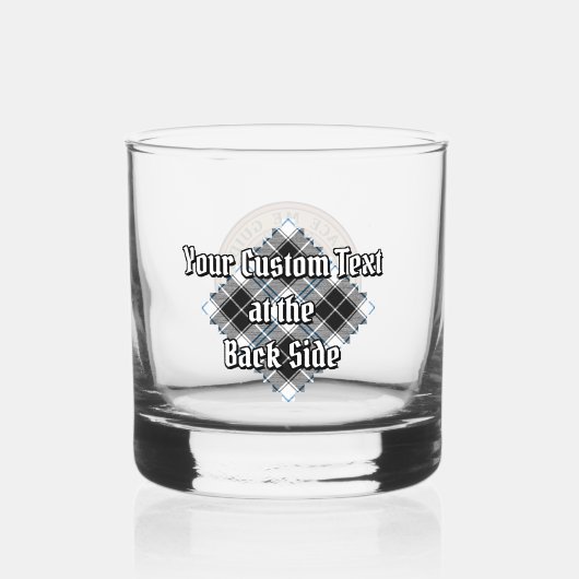 Clan Forbes Crest over jurk Tartan Whisky Glas (Achterkant)