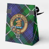 Clan Forbes Crest over Tartan Bedankdoosjes (Achterkant)