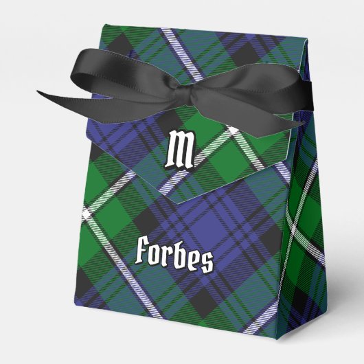 Clan Forbes Crest over Tartan Bedankdoosjes (Voorkant Zijde)