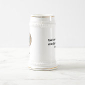 Clan Forbes Crest over Tartan Bierpul (Center)