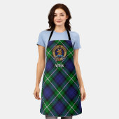 Clan Forbes Crest over Tartan Schort (Gedragen)