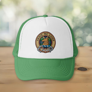Clan Forbes Crest over Tartan Trucker Pet