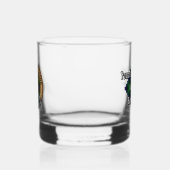 Clan Forbes Crest over Tartan Whisky Glas (Links)
