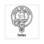 Clan Forbes Crest Rubber Stamp Rubberstempel (Afrduk)