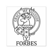 Clan Forbes Crest Stamp Zelfinktende Stempel (Design)