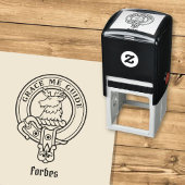 Clan Forbes Crest Zelfinktende Stempel