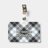 Clan Forbes Dress Tartan Badge (Achterkant met clip)