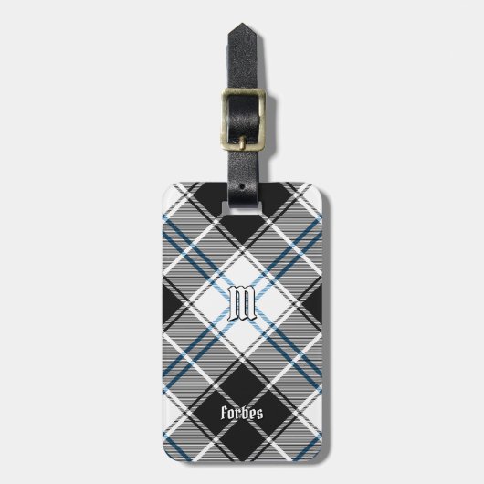 Clan Forbes Dress Tartan Bagagelabel (Voorkant verticaal)
