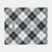 Clan Forbes Dress Tartan Fleece Deken (Voorkant (Horizontaal))