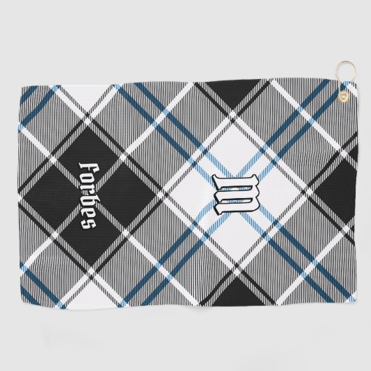 Clan Forbes Dress Tartan Golfhanddoek (Horizontaal)