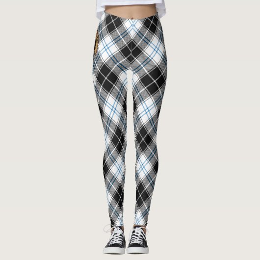 Clan Forbes Dress Tartan Leggings (Voorkant)