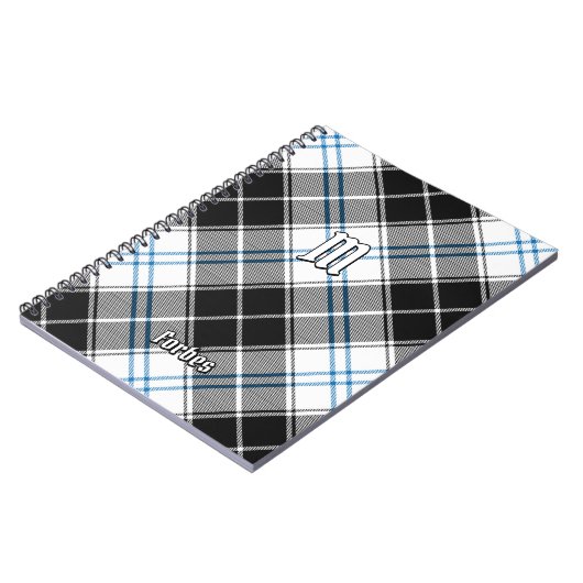 Clan Forbes Dress Tartan Notitieboek (Linkerzijde)
