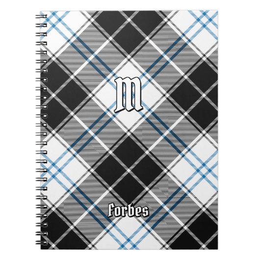 Clan Forbes Dress Tartan Notitieboek (Voorkant)